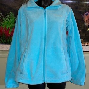 Ladies teal blue Columbia jacket size M